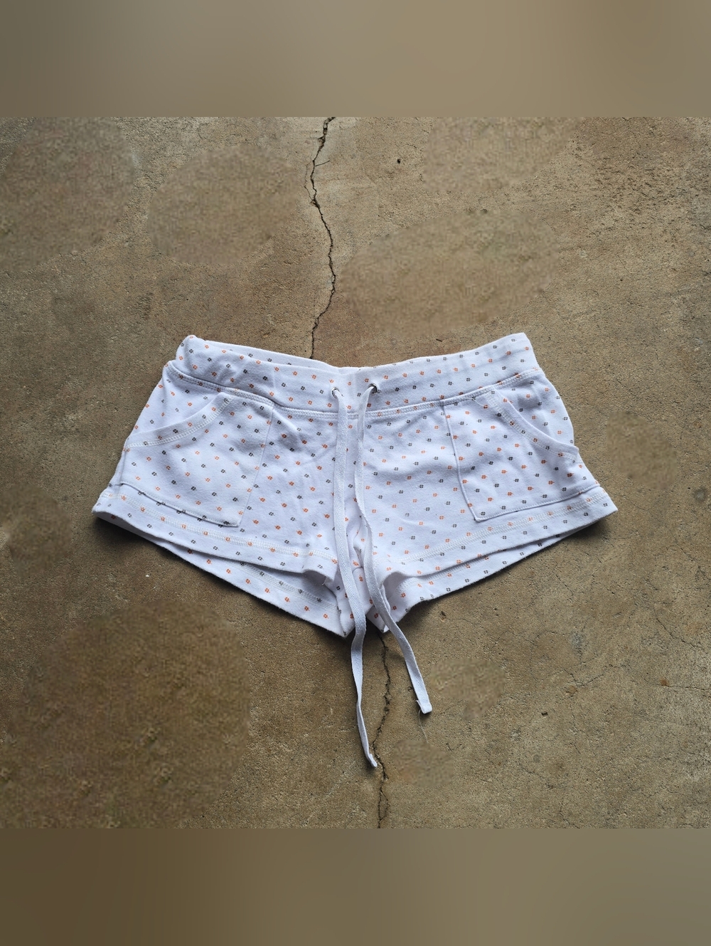 Vintage Y2K Hiatus Polka Dot Mini Micro Shorts Medium